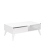 Hanah Home Mesa de Centro Blanco Diamante